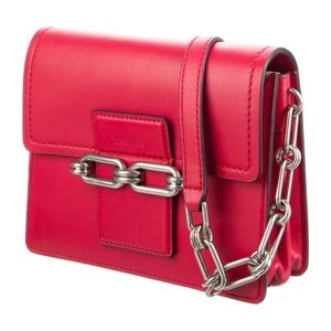 Nwt! Micheal kors red crossbody with chain detail crossbody bag Purse